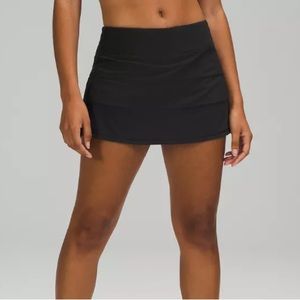 Lululemon black pace rival skirt
